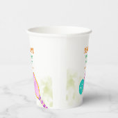 スポーツパーティーウォーターカラーピックボールをテーマにした誕生日 紙コップ (右)