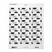 スポーツパーティーサッカーテーマ住所 シール (フルシート)