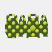 スポーツパーティーテニステーマパーソナライズされたお願いボックス フェイバーボックス (折り畳みなし)