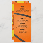 スポーツパーティーバスケットボールテーマメニューカード メニュー (正面/裏面)