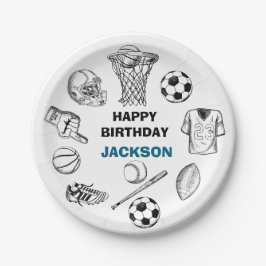 スポーツパーティー紙プレート ペーパープレート