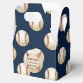 スポーツパーティー野球テーマパーソナライズされたお願いボックス フェイバーボックス (オープン)