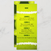 スポーツパーティーTennisnthemeカスタマイズメニューカード メニュー (正面/裏面)