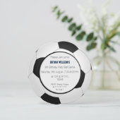 スポーツパーティ サッカー テーマの写真招待状 招待状 (スタンド正面)