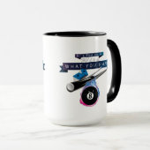 スポーツビリヤード&プールコーヒーマグとミーム、クート マグカップ (正面右)