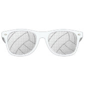 スポーツビーチバレーボールファン レトロサングラス (正面)