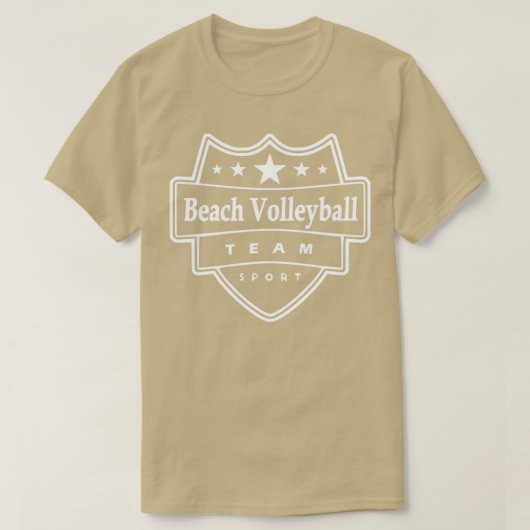スポーツビーチバレーボール Tシャツ (デザイン正面)