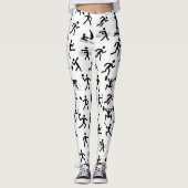 スポーツピクトグラムレギンス – ソフトとストレッチ レギンス (正面)