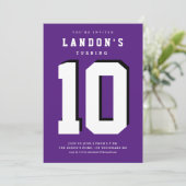 スポーツファナティック子供の誕生日パーティの招待状 招待状 (スタンド正面)