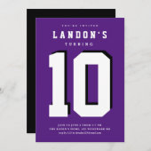 スポーツファナティック子供の誕生日パーティの招待状 招待状 (正面/裏面)