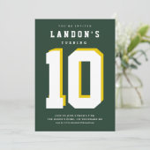 スポーツファナティック子供の誕生日パーティの招待状 招待状 (スタンド正面)