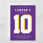 スポーツファナティック子供の誕生日パーティの招待状 招待状 (正面)