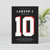 スポーツファナティック子供の誕生日パーティの招待状 招待状 (スタンド正面)