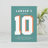 スポーツファナティック子供の誕生日パーティの招待状 招待状 (スタンド正面)