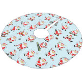 スポーツファンクリスマス ブラッシュドポリエステルツリースカート (アングル)