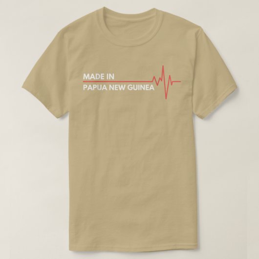 スポーツファンパプアニューギニアプライド Tシャツ (デザイン正面)