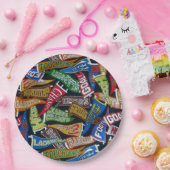 スポーツファンペナントパターンプレート ペーパープレート (パーティー)