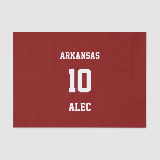 スポーツファンユア・マルーン 薄葉紙 (正面)