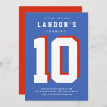 スポーツファン子供の誕生日パーティー