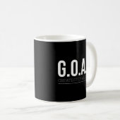 スポーツファン素晴らしのG O A コーヒーマグカップ (正面右)