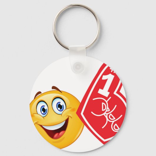 スポーツファン絵文字 キーホルダー (正面)