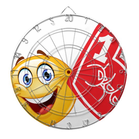 スポーツファン絵文字 ダーツボード (正面)
