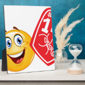 スポーツファン絵文字 フォトプラーク (側面)