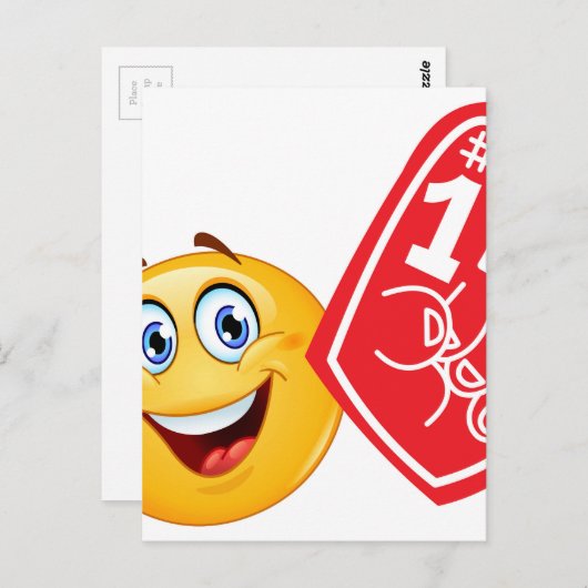 スポーツファン絵文字 ポストカード (正面/裏面)