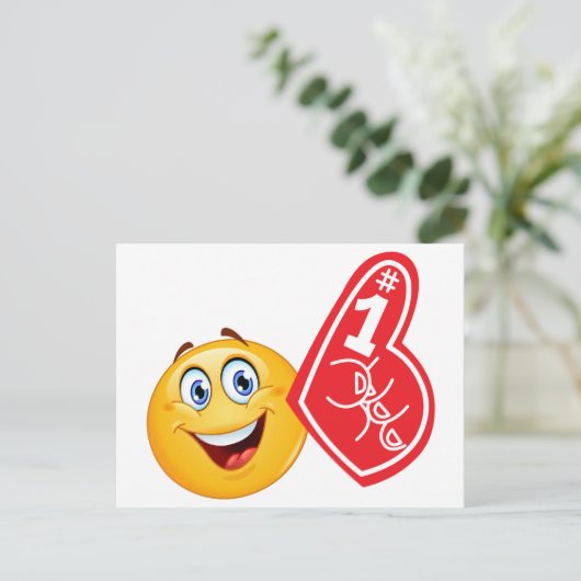 スポーツファン絵文字 ポストカード (スタンド正面)