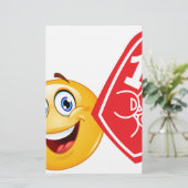 スポーツファン絵文字 便箋 (スタンド正面)