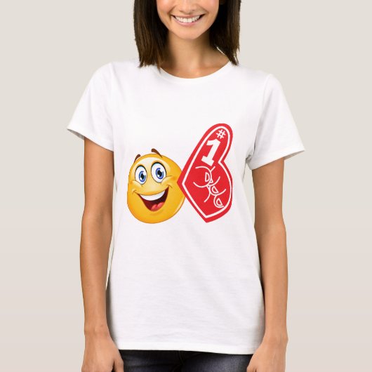 スポーツファン絵文字 Tシャツ (正面)