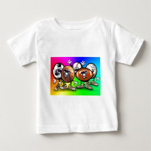 スポーツファン ベビーTシャツ (正面)