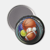 スポーツファン マグネット (正面/裏面)