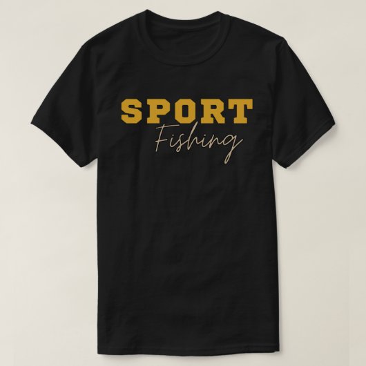 スポーツフィッシング Tシャツ (デザイン正面)