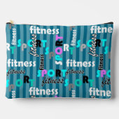 スポーツフィットネススポーツ用ブライト文字パターン アクセサリーポーチ (正面)
