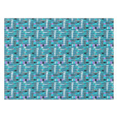 スポーツフィットネススポーツ用ブライト文字パターン テーブルクロス (正面(横))