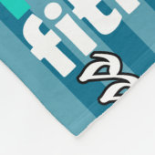 スポーツフィットネススポーツ用ブライト文字パターン フリースブランケット (角)