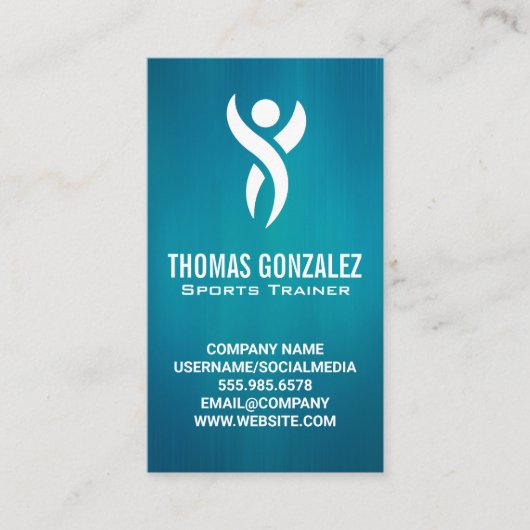 スポーツフィットネス |個人トレーニング 予約カード (正面)