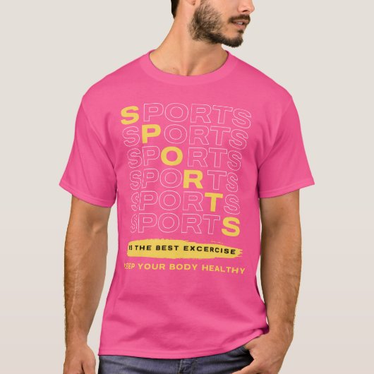スポーツフォーエバーフレンズヴィンテージ Tシャツ (正面)
