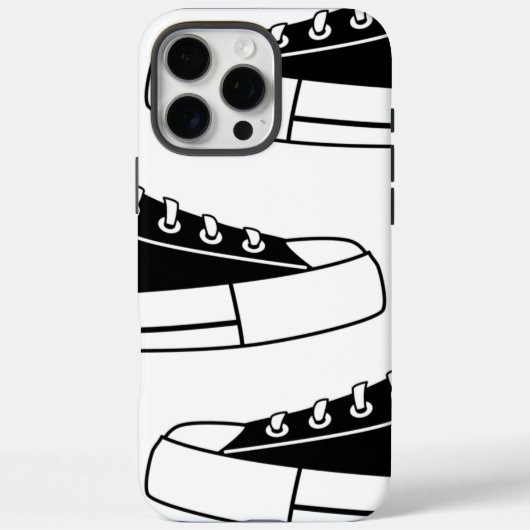 スポーツブラックスニーカーiPhone 16 Pro Maxケース Case-Mate iPhoneケース (裏面)