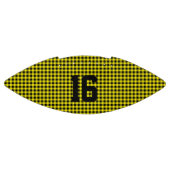 スポーツブラック金ゴールドチェックチームNUMBER年齢 アメリカンフットボール (パネル)