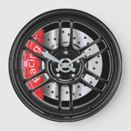 スポーツブレーキキャリパー時計 ラージ壁時計