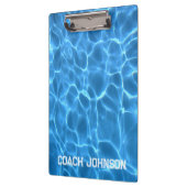 スポーツブロック文字スイミングまたはダイビングコーチ クリップボード (左)