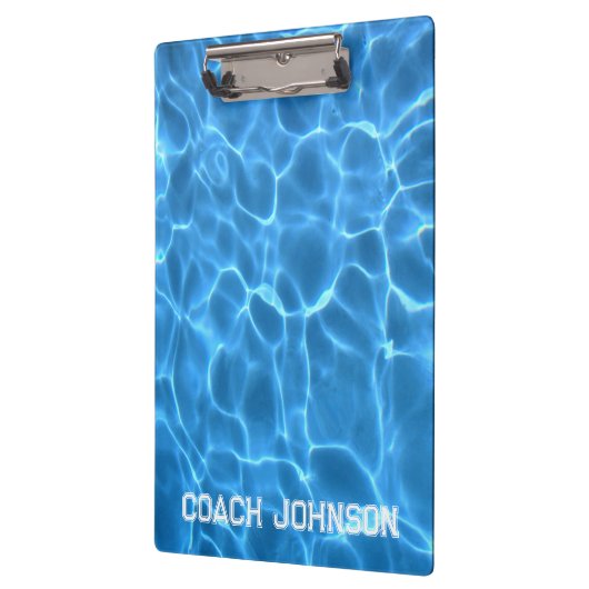 スポーツブロック文字スイミングまたはダイビングコーチ クリップボード (左)