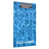 スポーツブロック文字スイミングまたはダイビングコーチ クリップボード (右)