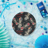 スポーツブーツ ファッションパターン ペーパープレート (パーティー)