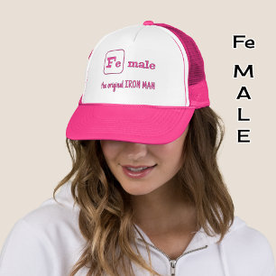 スポーツプーン女性の鉄の要素ピンク キャップ