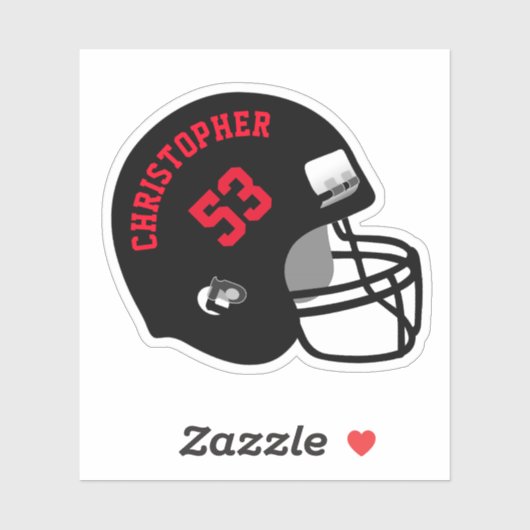 スポーツヘルメットの名称と番号 シール (シート)