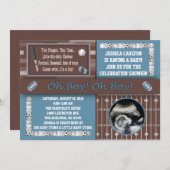 スポーツベビーシャワー招待状 招待状 (正面/裏面)