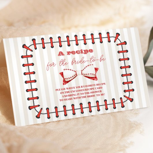 スポーツベースボールホームランブライダルシャワー エンクロージャーカード